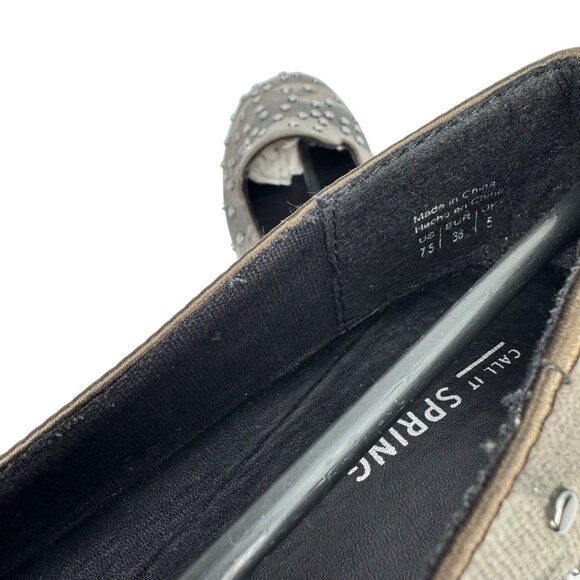 Call It‎ Spring Topolcany Studded Camo Flats Womens Size 7.5 Comfortable Loafers - Picture 7 of 9